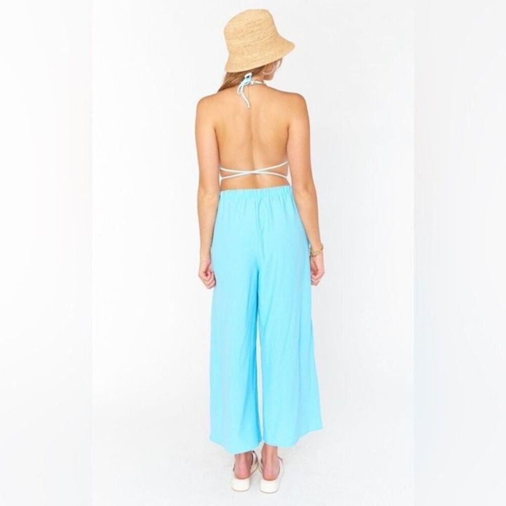 Show Me Your Mumu Kick Back Pants Sky Blue size Large NWT Vacation Summer - Picture 5 of 7